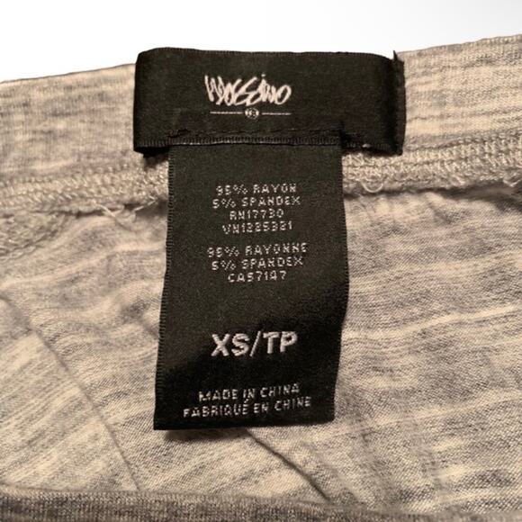 Mossimo Gray Heathered Maxi Skirt XS Stretch Knit Lounge Travel - Picture 3 of 4